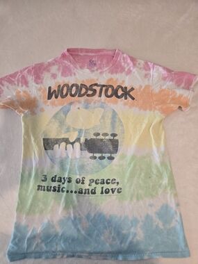 Liquid Blue Woodstock Tie-Dye T-Shirt - Pink, Orange, Yellow, Green, Blue